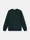 6100049 BRUSHED ORGANIC COTTON FLEECE Verde oscuro Stone Island