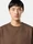 6100049 BRUSHED ORGANIC COTTON FLEECE Terre d’Ombre Stone Island