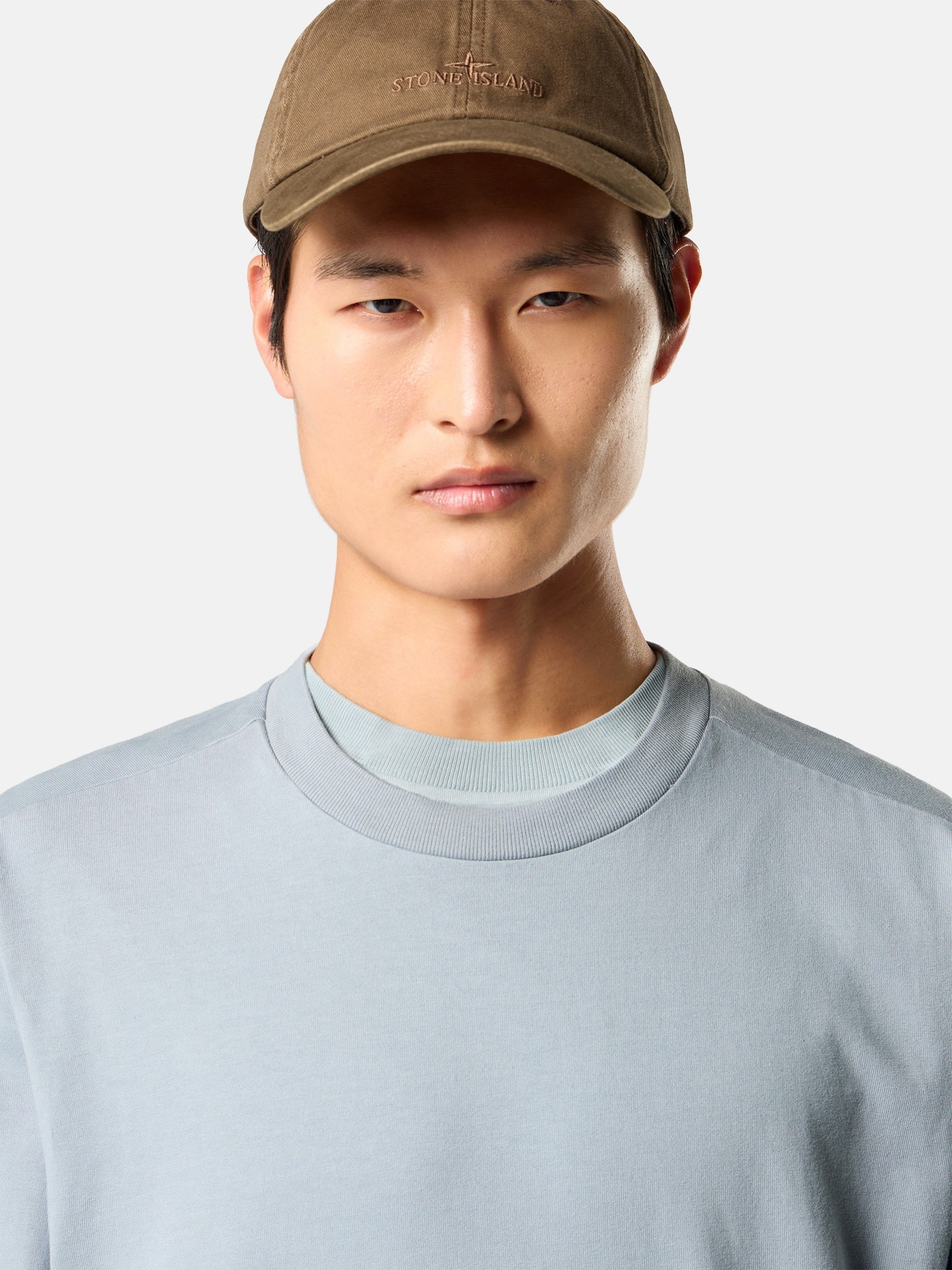 Ash Gray Regular-fit crewneck sweatshirt 6100057 HEAVY ORGANIC