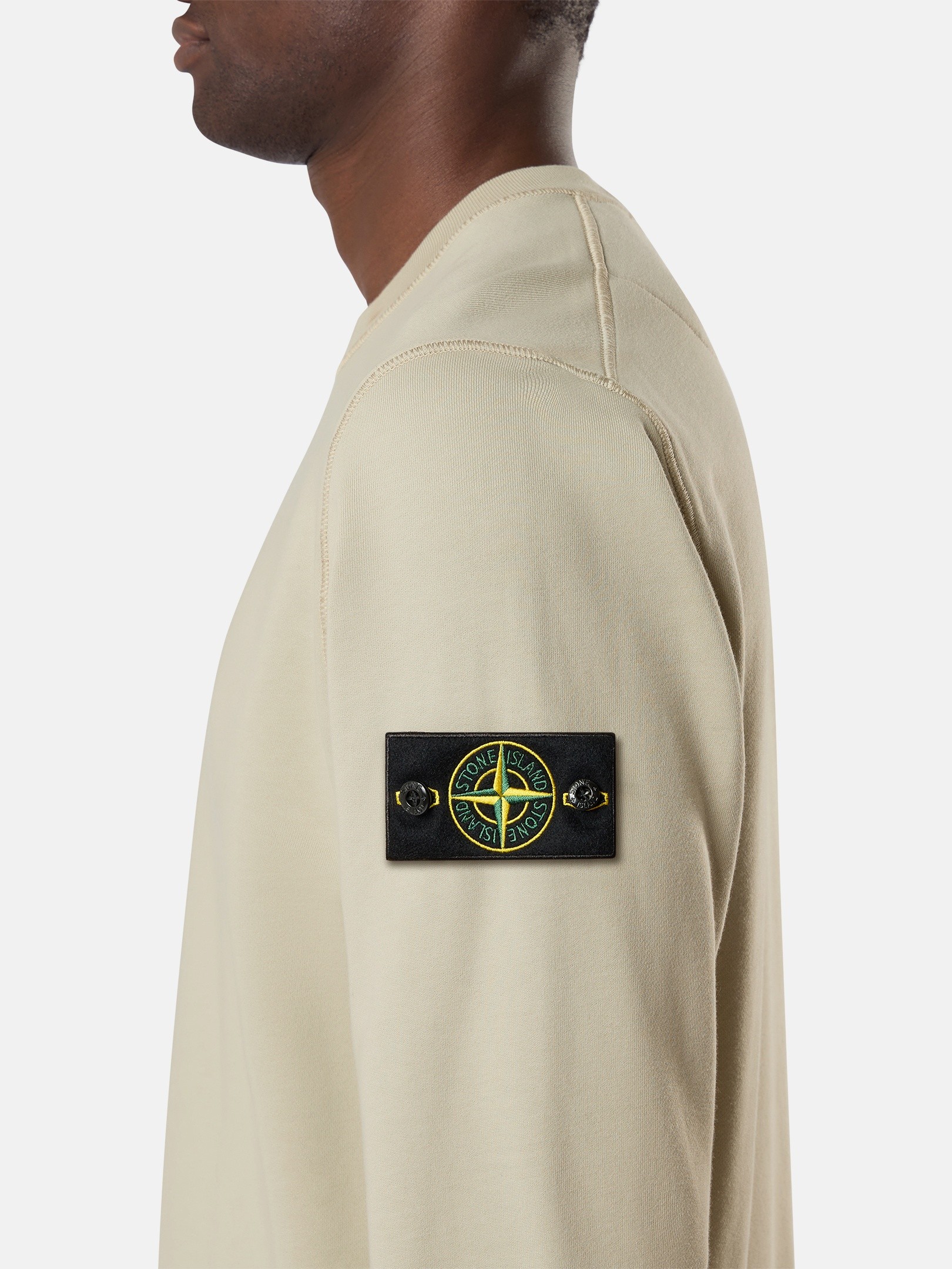 Sand Regular-fit crewneck sweatshirt with raglan sleeves 6100060
