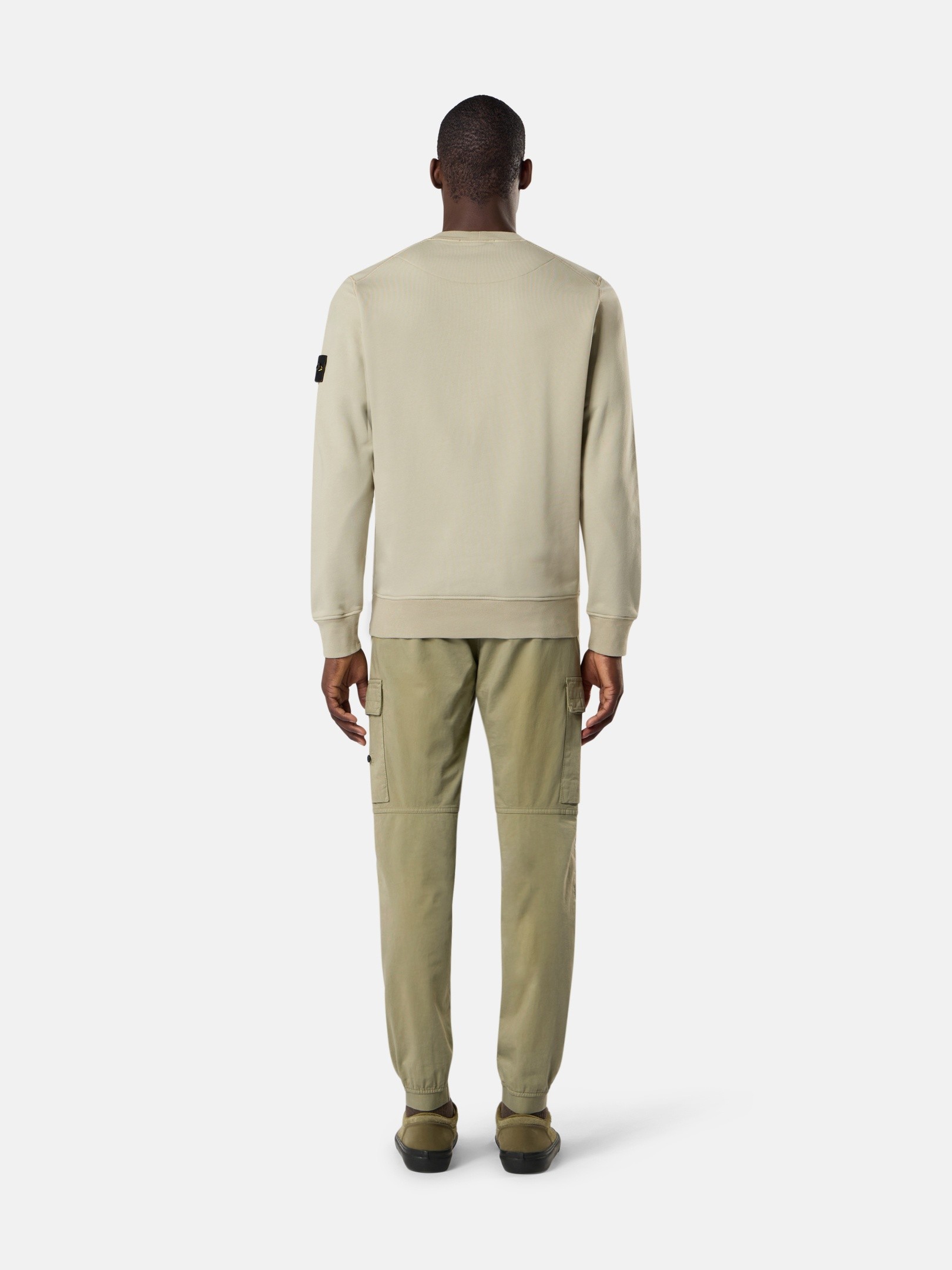 Sand Regular-fit crewneck sweatshirt with raglan sleeves 6100060
