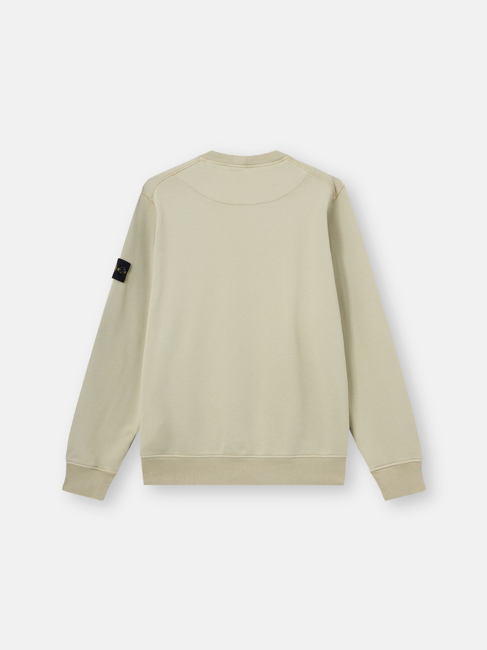 STONE  クリーム色長袖カットソー Sand Regular-fit crewneck sweatshirt with raglan sleeves 6100060