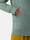 6100061 ORGANIC COTTON FLEECE Ocean Green Stone Island