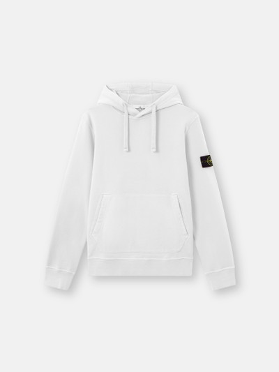 White Regular-fit hooded sweatshirt with pouch pocket 6100062