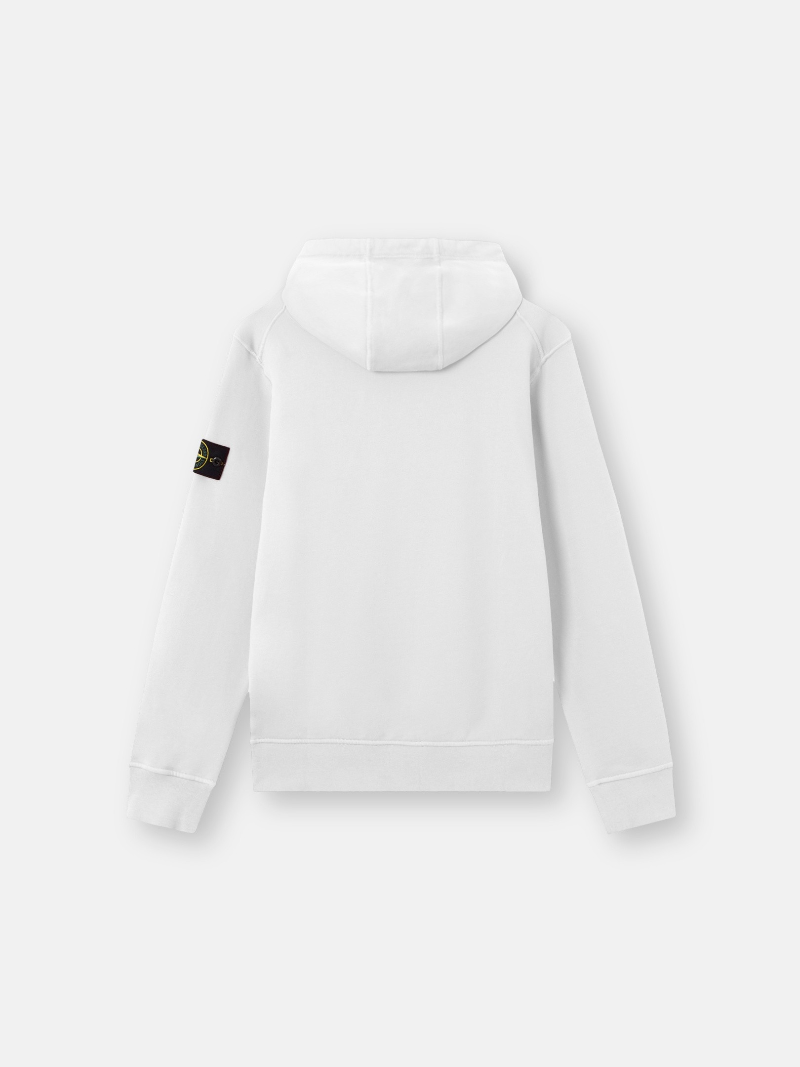 White Regular-fit hooded sweatshirt with pouch pocket 6100062