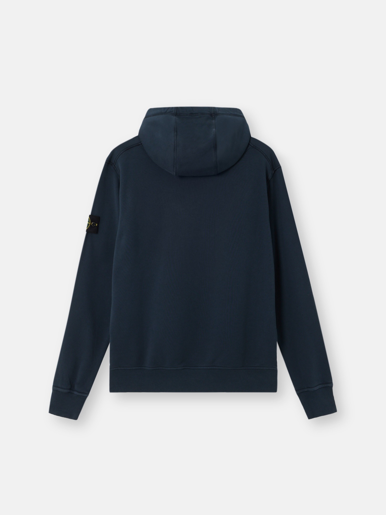 Navy Blue Regular-fit hooded sweatshirt with pouch pocket 6100062