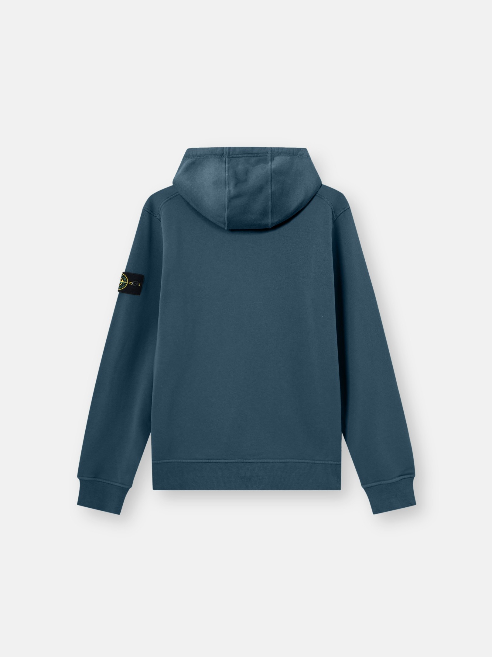 Slate Blue Regular-fit hooded sweatshirt with pouch pocket 6100062