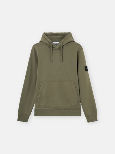 Military Green Regular-fit hooded sweatshirt with pouch pocket
