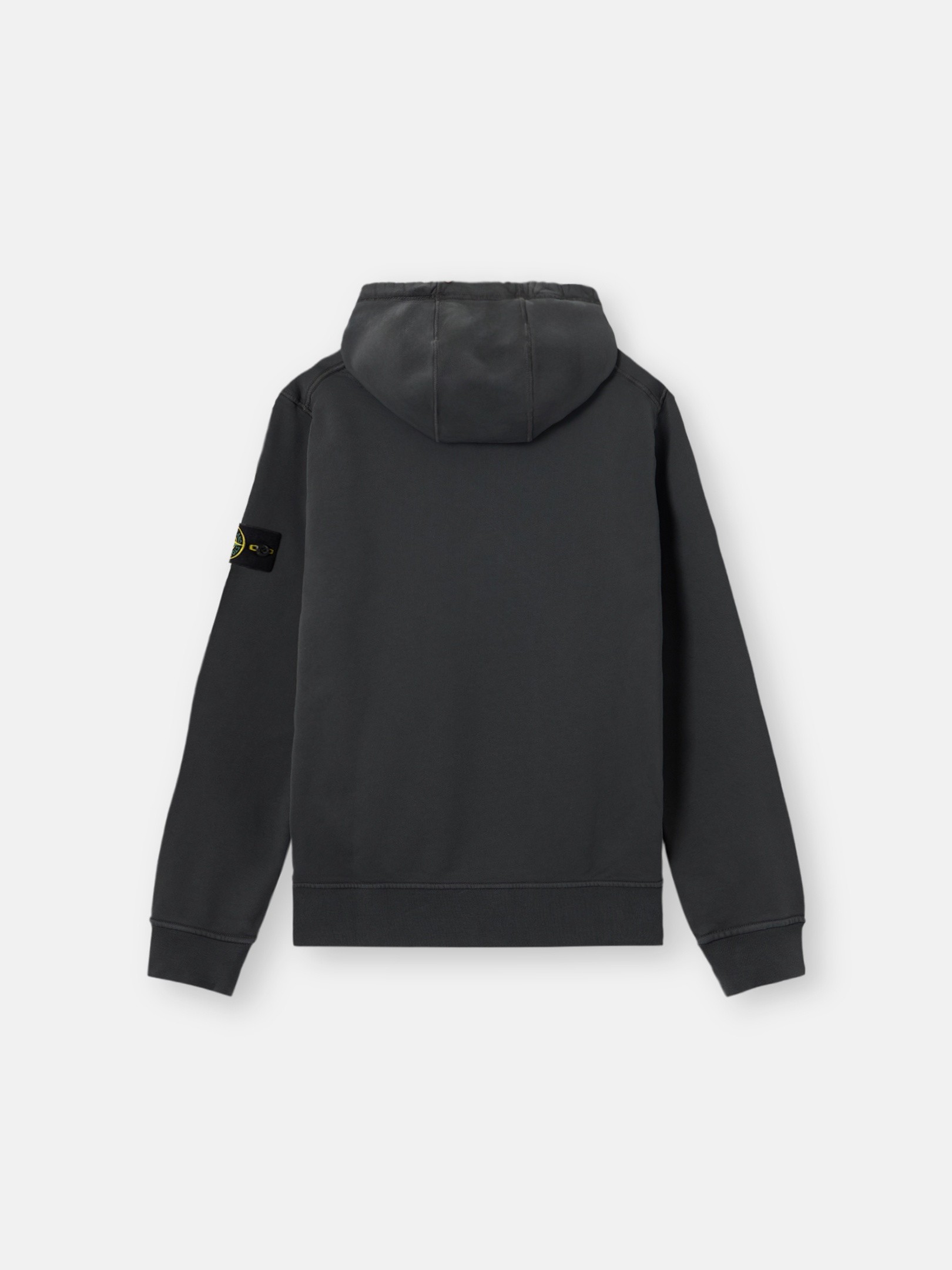 Lead Grey Regular-fit hooded sweatshirt with pouch pocket 6100062