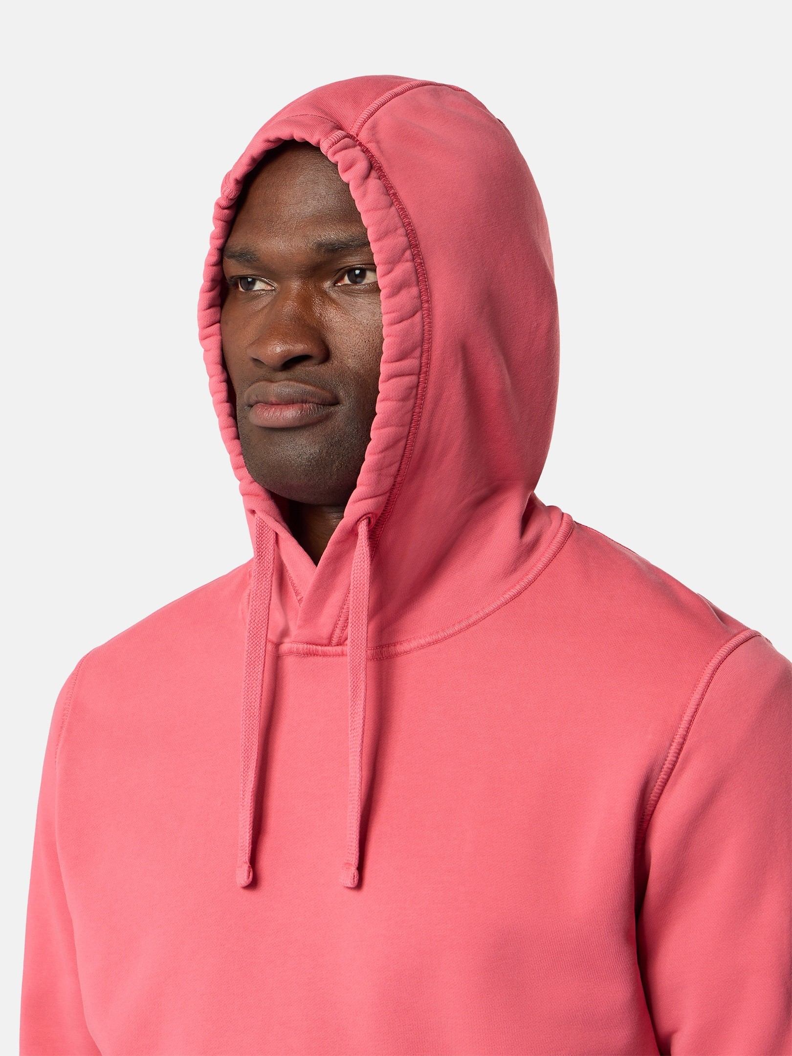 Geranium Regular-fit hooded sweatshirt with pouch pocket 6100062