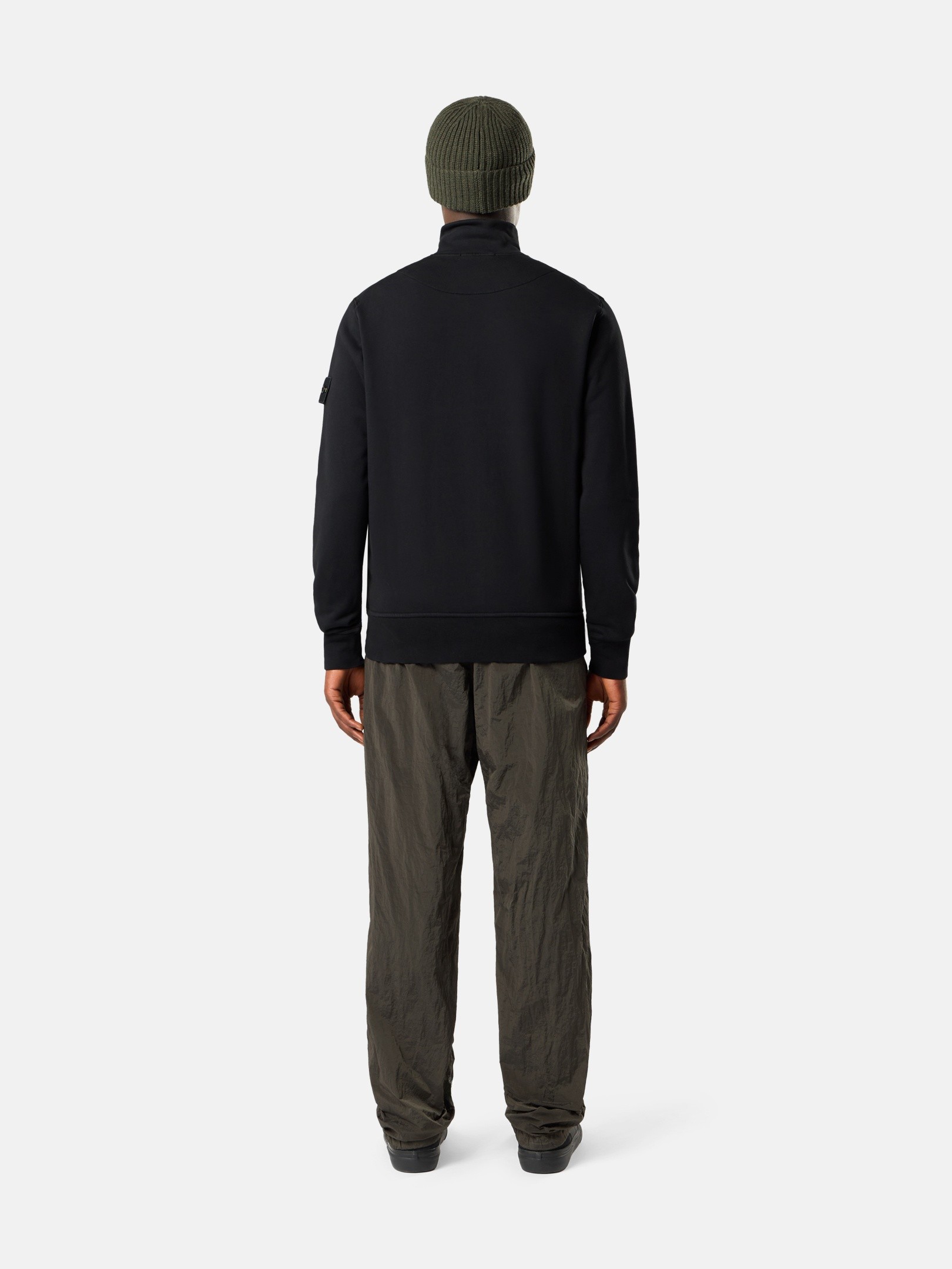 Black Regular-fit track jacket with pockets 6100063 ORGANIC COTTON