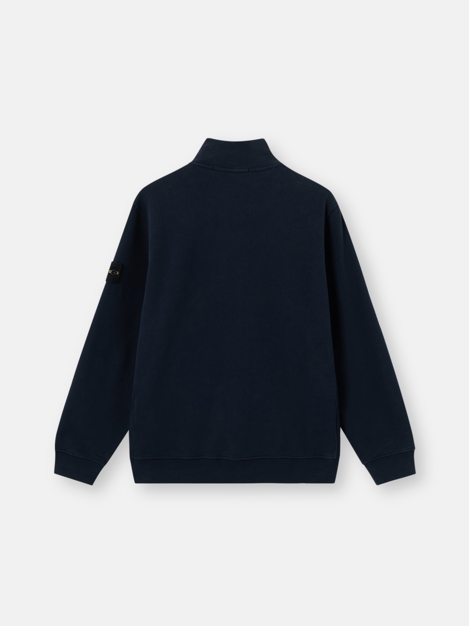Navy Blue Regular-fit track jacket with ribbed inserts 6100066