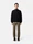 6100066 BRUSHED ORGANIC COTTON FLEECE Noir Stone Island