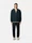 6100067 BRUSHED ORGANIC COTTON FLEECE Dunkelgrün Stone Island