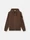 6100067 BRUSHED ORGANIC COTTON FLEECE Terra d'Ombra Stone Island