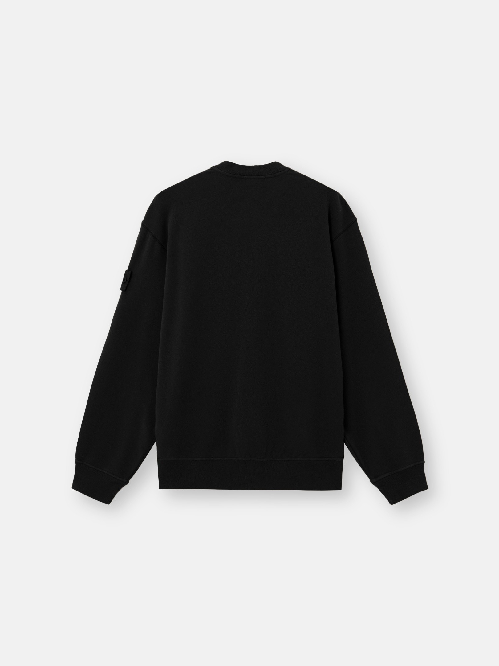 Black Comfort-fit crewneck sweatshirt 6100069 STRETCH COTTON