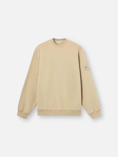 Beige Comfort-fit crewneck sweatshirt 6100069 STRETCH COTTON