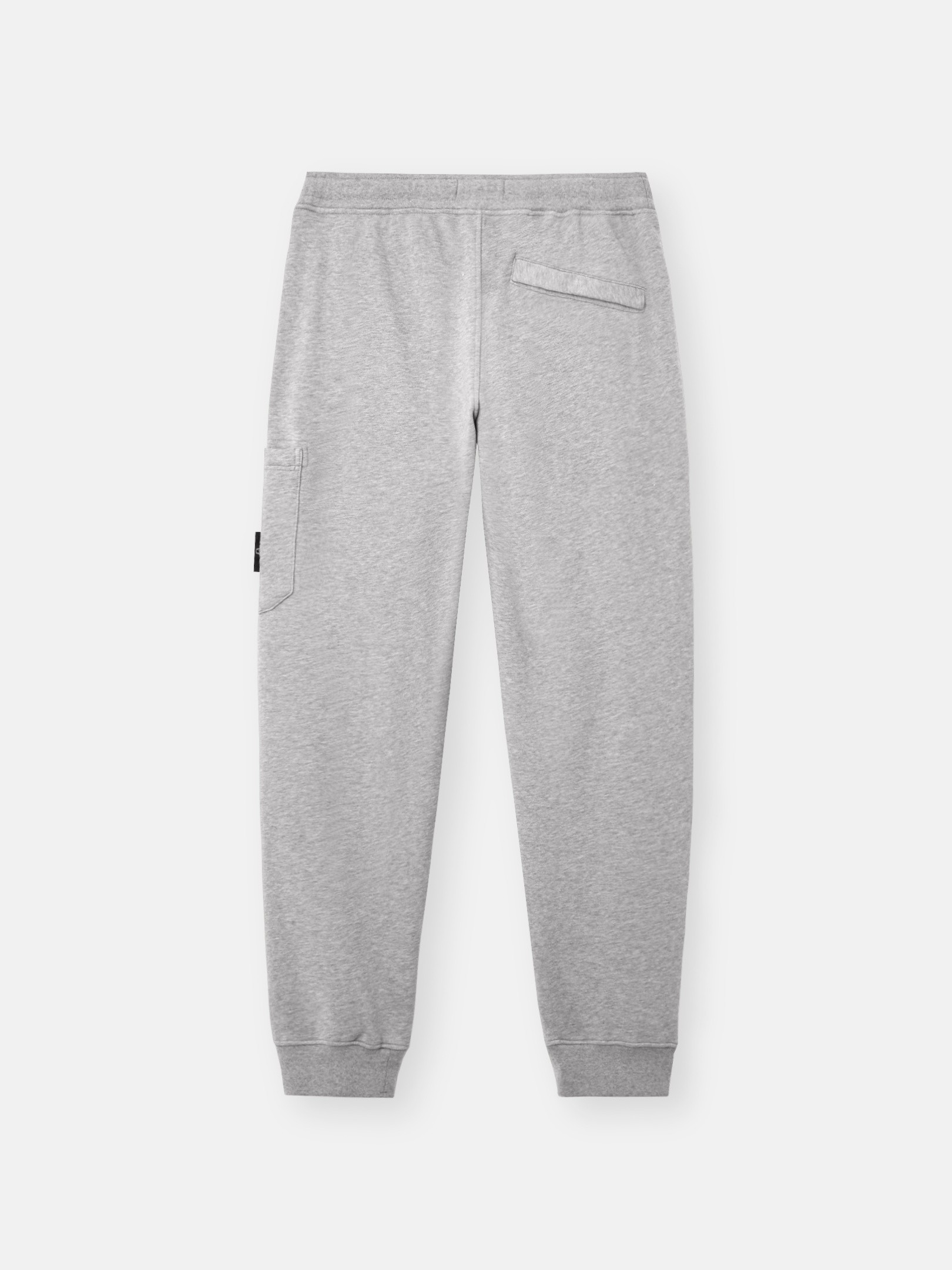 Dust Grey Melange Slim-fit sweatpants with cargo pocket 6200010