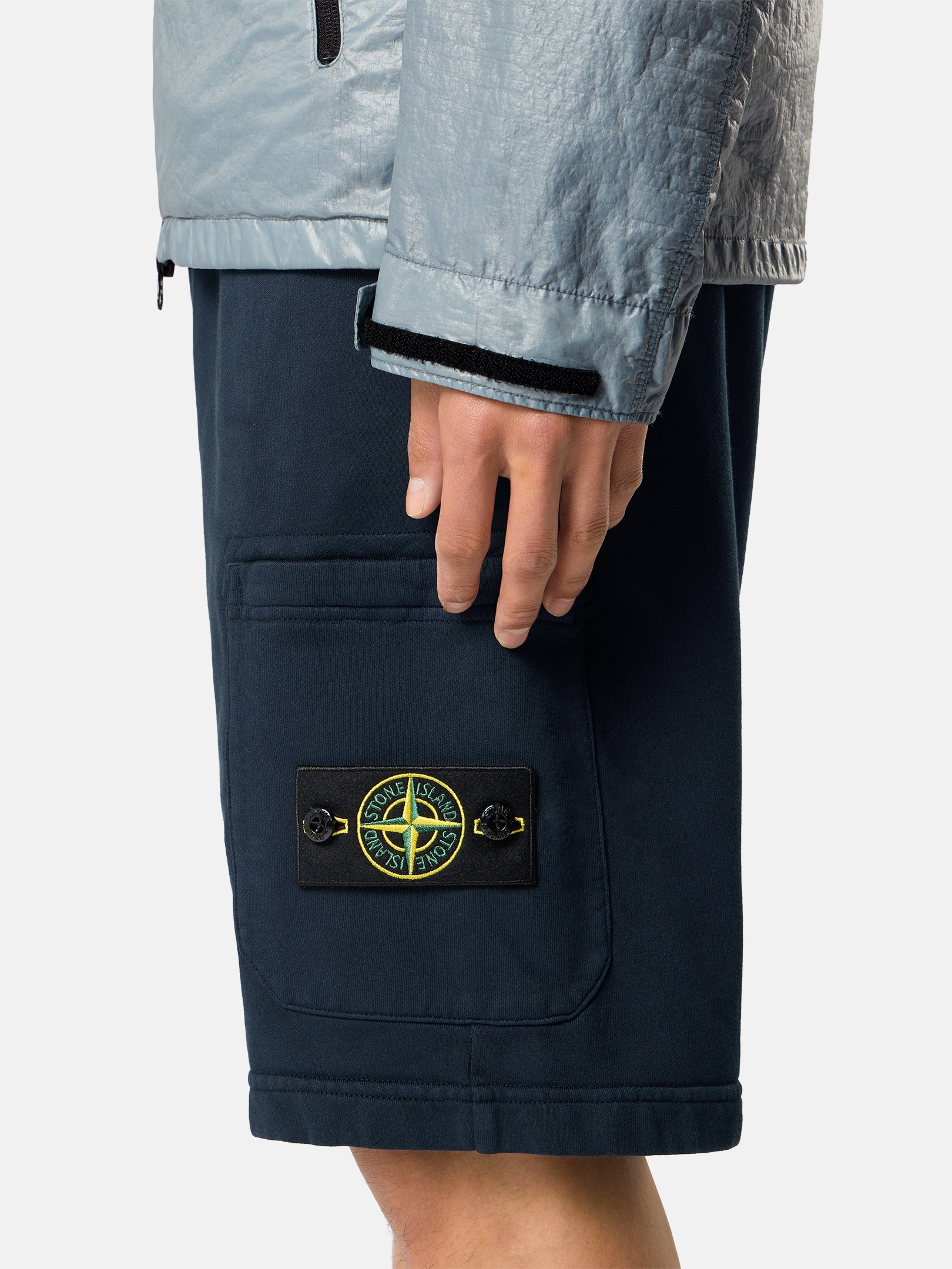 STONE コットンカーゴショートパンツ ネイビー 38インチ STONE ISLAND