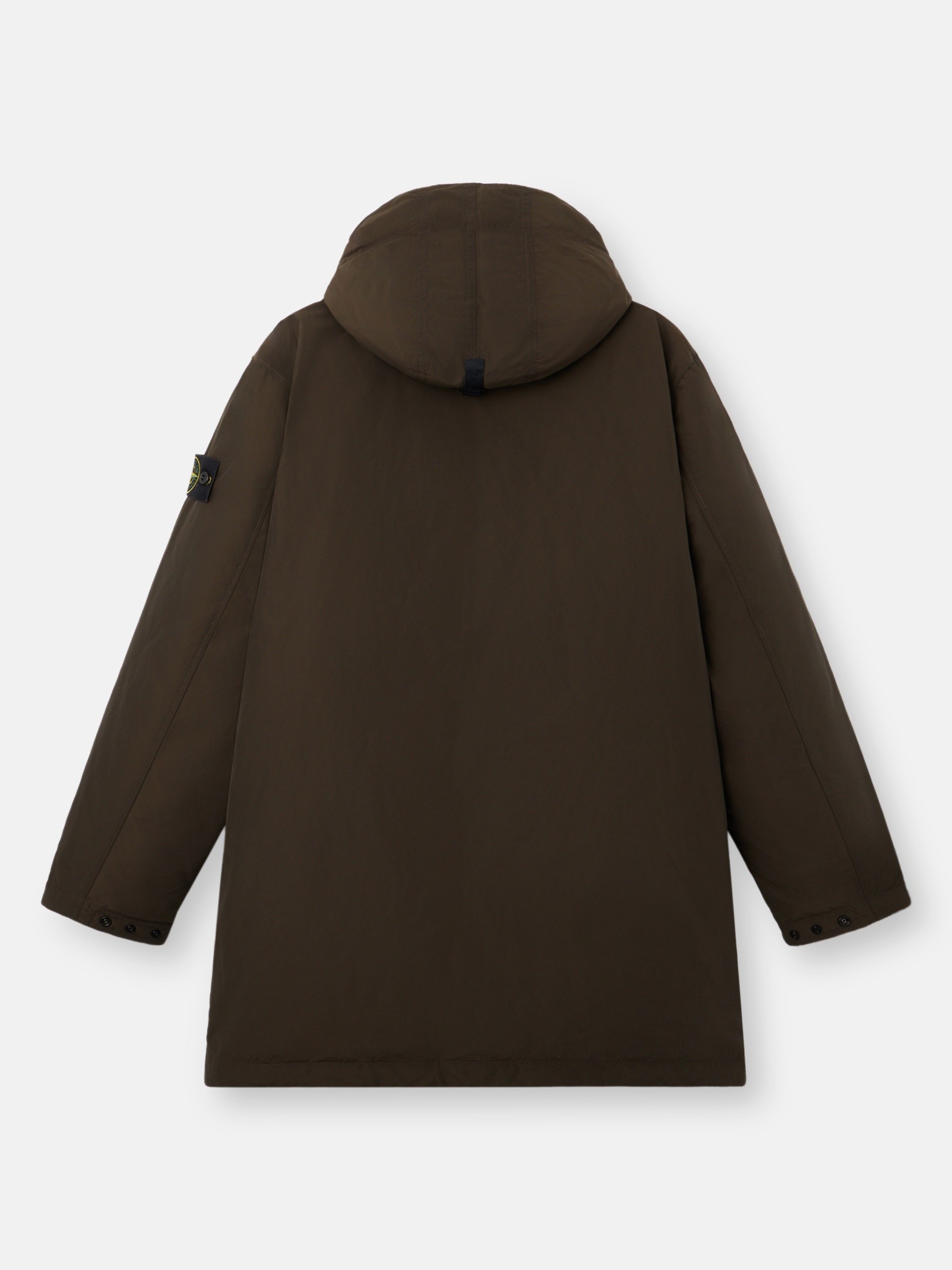 Coal Grey Long down parka with anti-drop 7100006 MICRO REPS