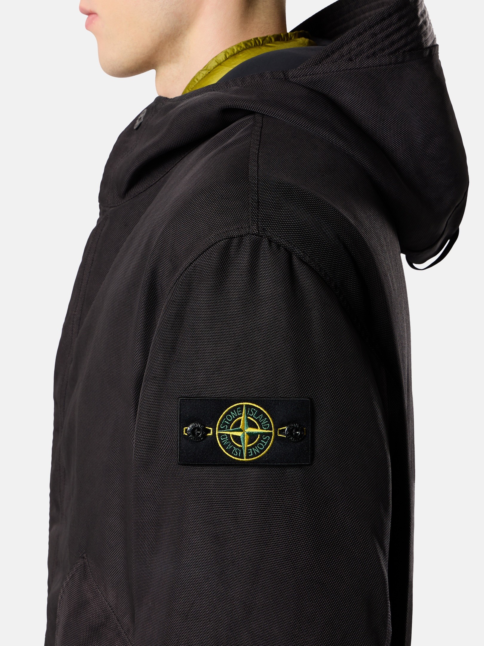 Lead Grey Fishtail parka with detachable down liner 7100013 DENSE
