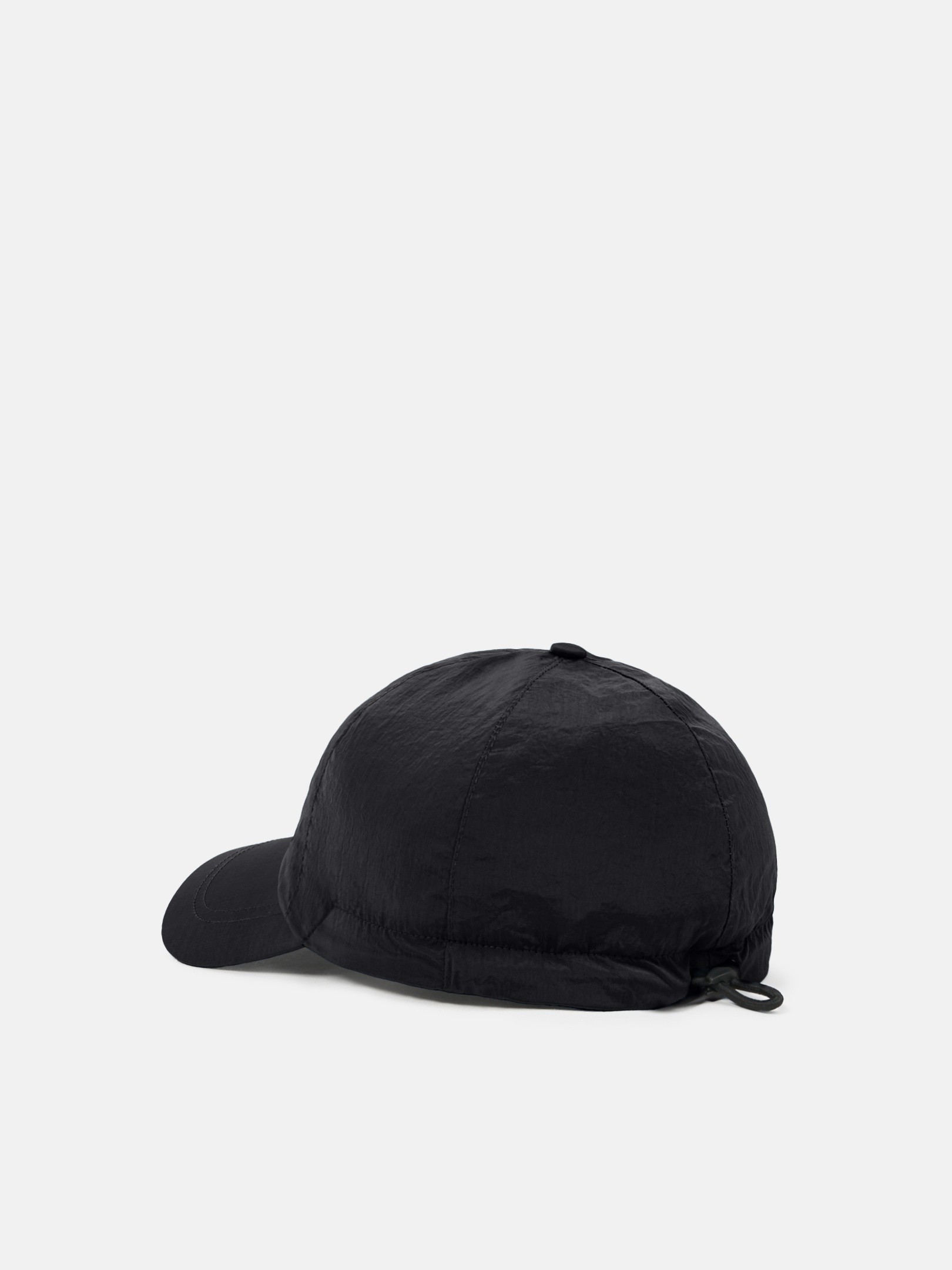 Black Baseball cap with Compass embroidery 9100011 NYLON METAL IN
