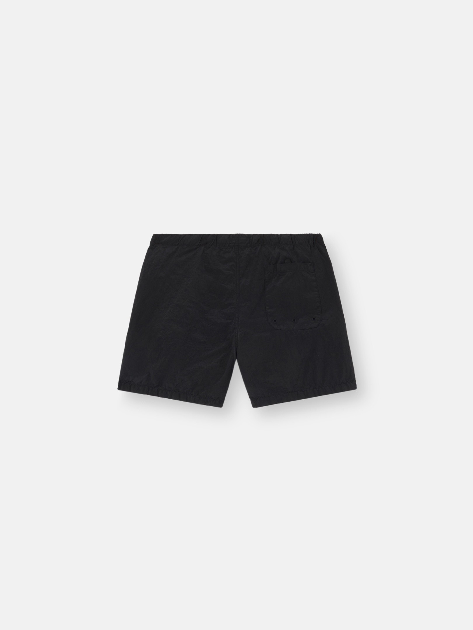 Black Slim-fit swim shorts with pockets B100003 NYLON METAL IN
