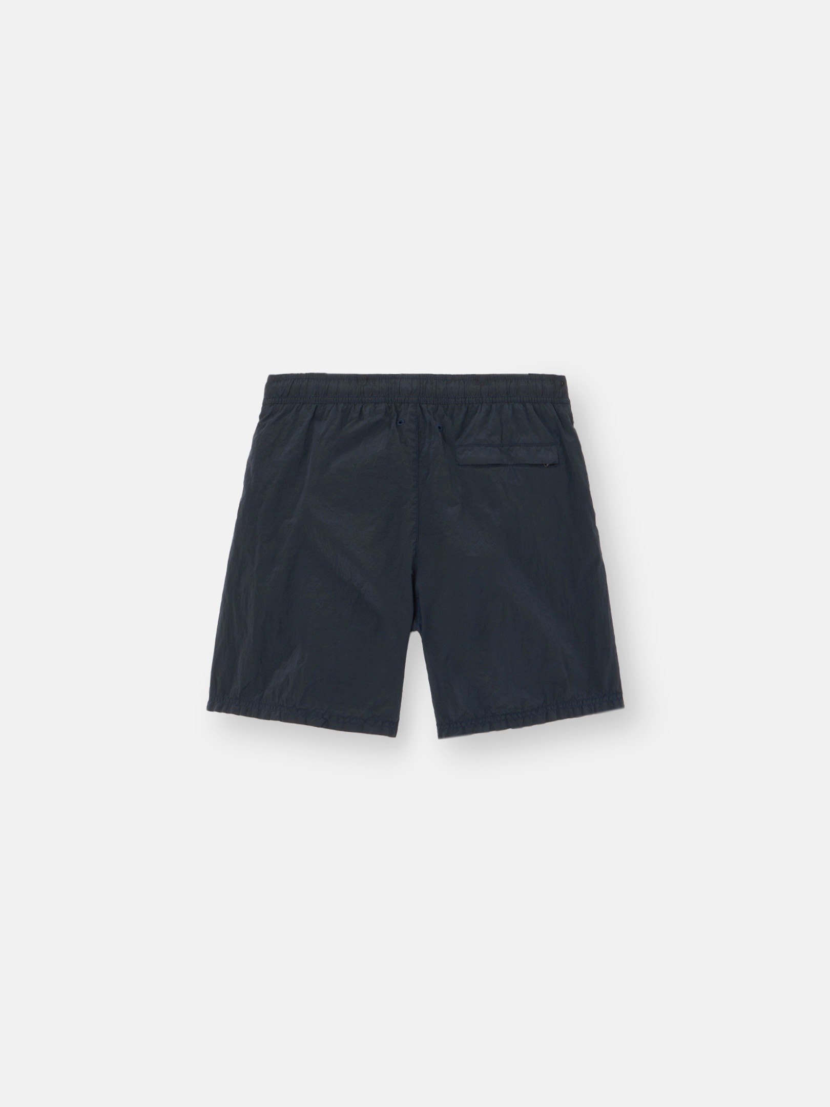 Navy Blue Regular-fit mid-length swim shorts with pockets B100004