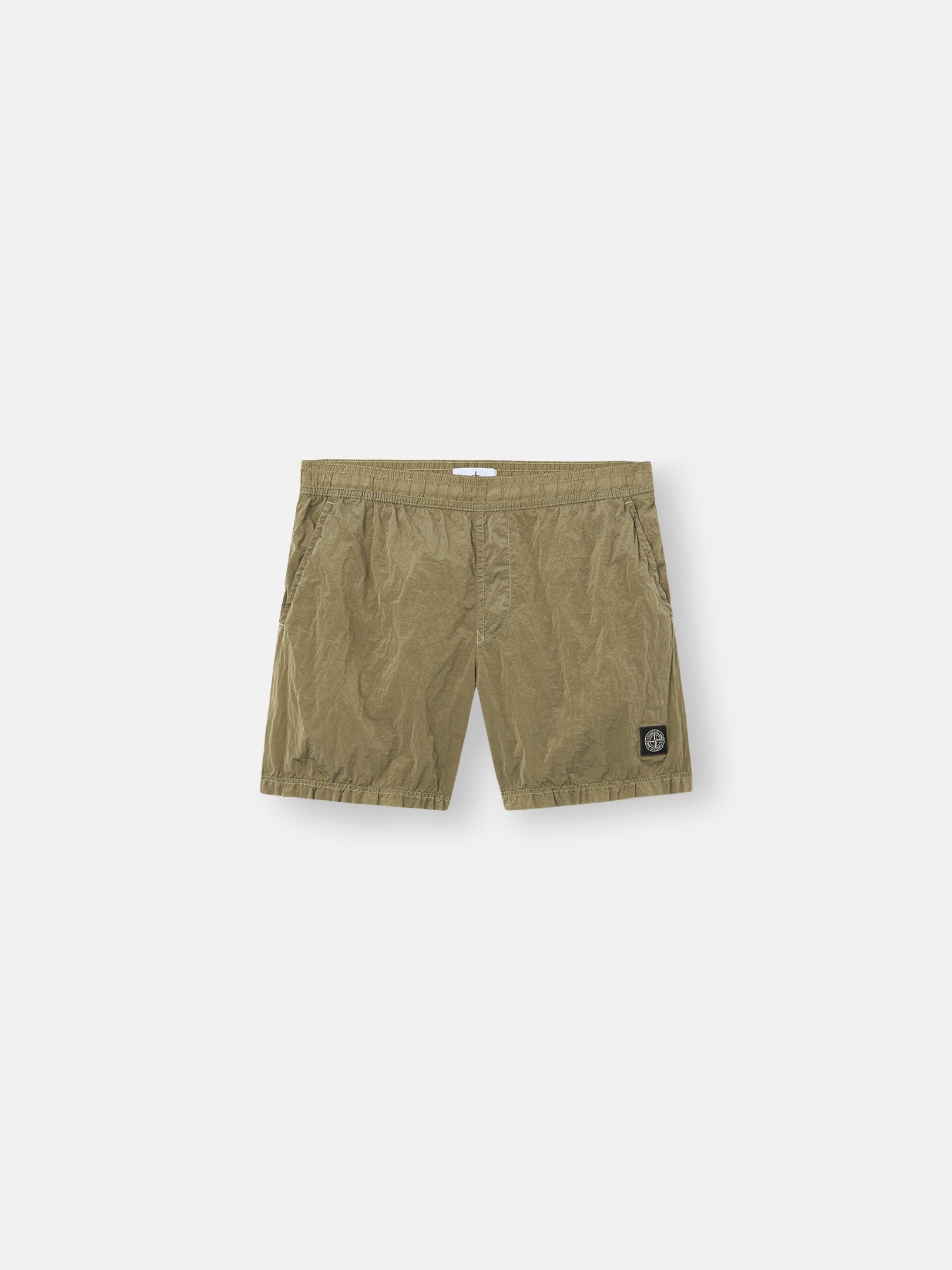 Laurel Green Regular-fit mid-length swim shorts with pockets