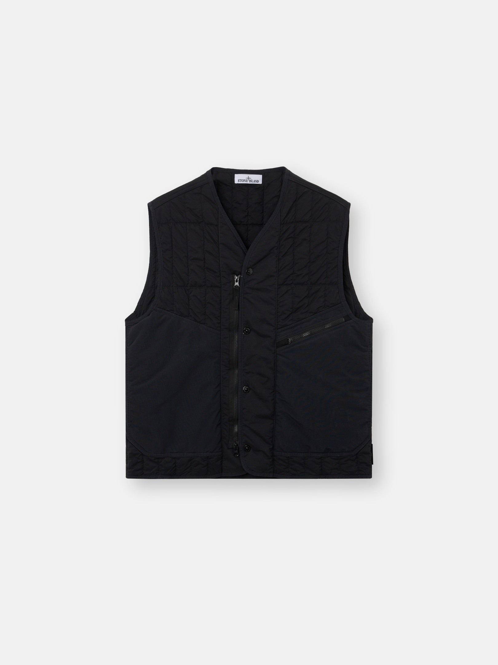 Black Quilted padded vest with anti-drop finish G100005 ULTRALIGHT