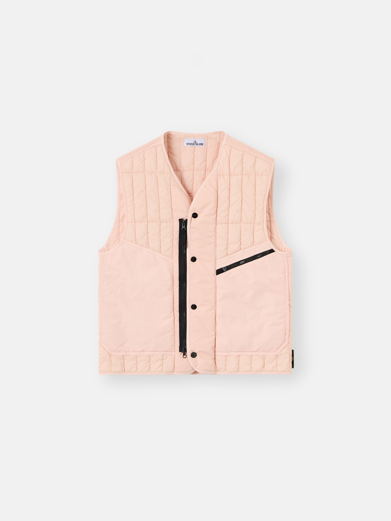 ジャケット・アウター SIESTA's Quilted Nylon Vest Antique Rose Quilted padded vest with anti-drop finish G100005