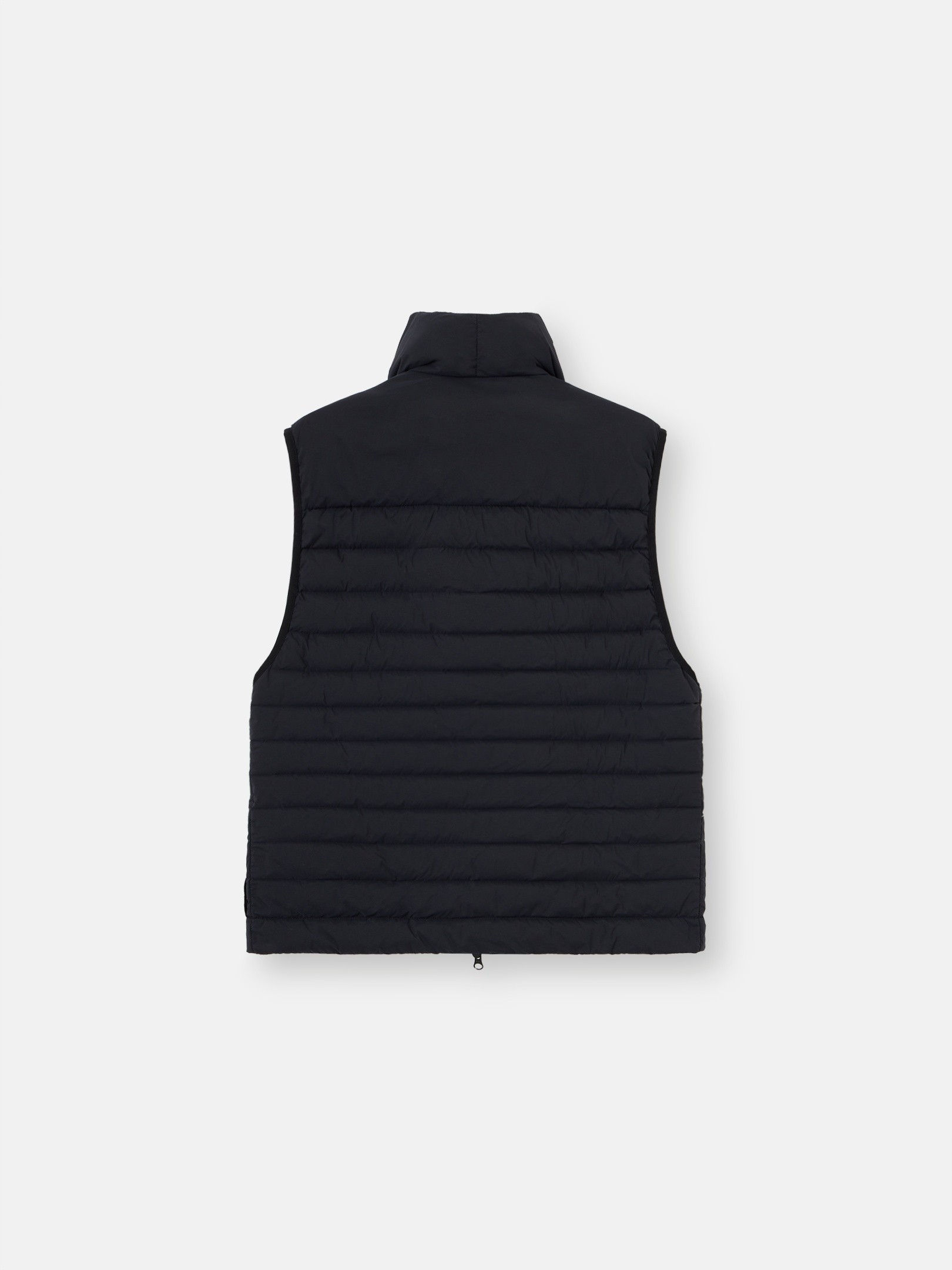 Navy Blue Down vest with anti-drop finish G100011 SEAMLESS TUNNEL
