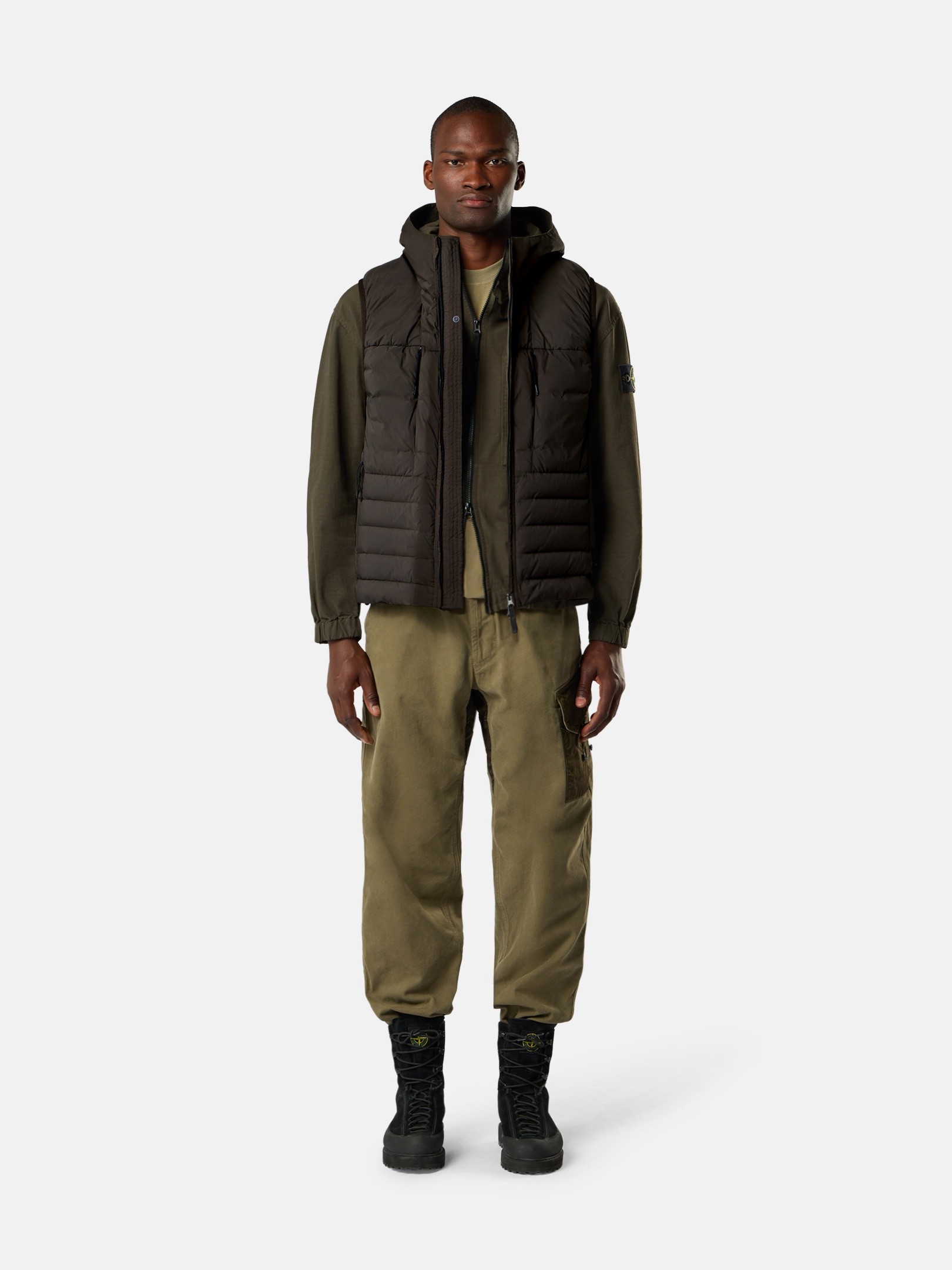 メンズ ノースリーブ・ダウンジレ | Stone Island
