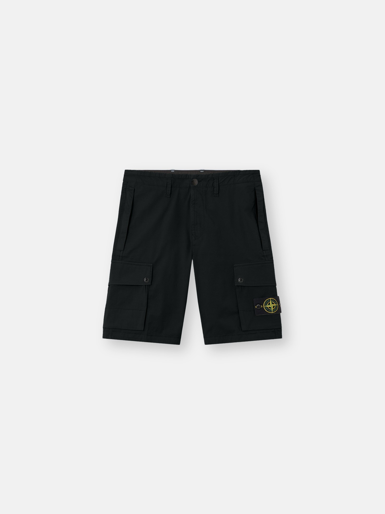 stone  24ss Bermuda Shorts ブラック Bermuda shorts for men | Stone Island