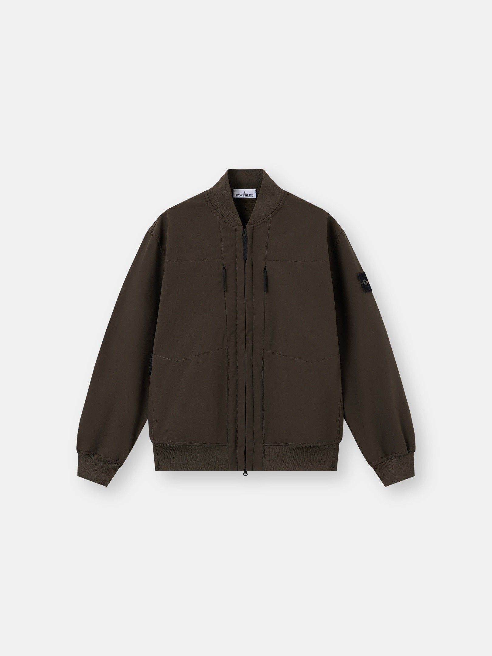 Coal Grey Bomber jacket with wind- and water-resistant membrane