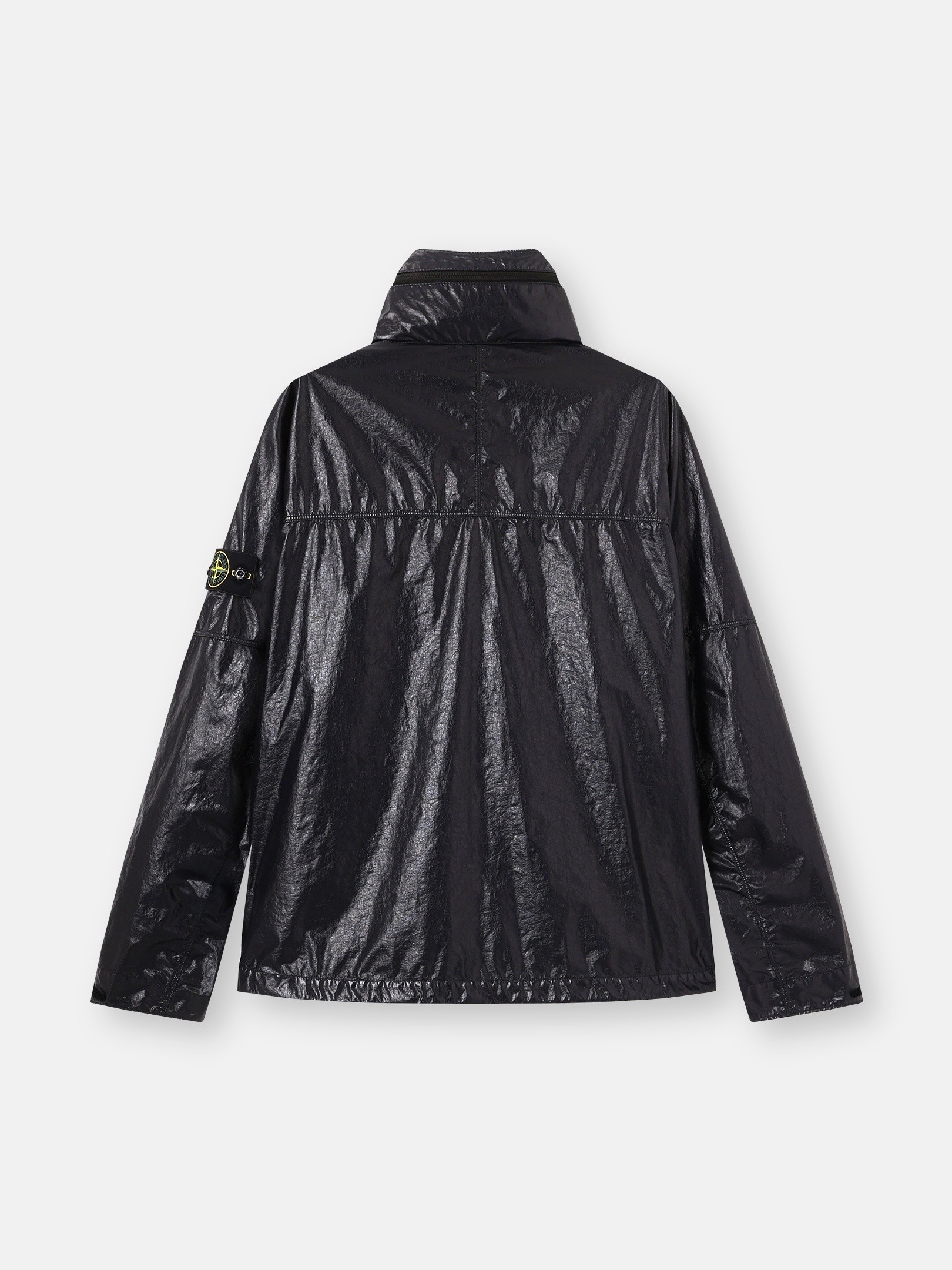 Black Hooded jacket with water-resistant membrane Q100019 LIGHT