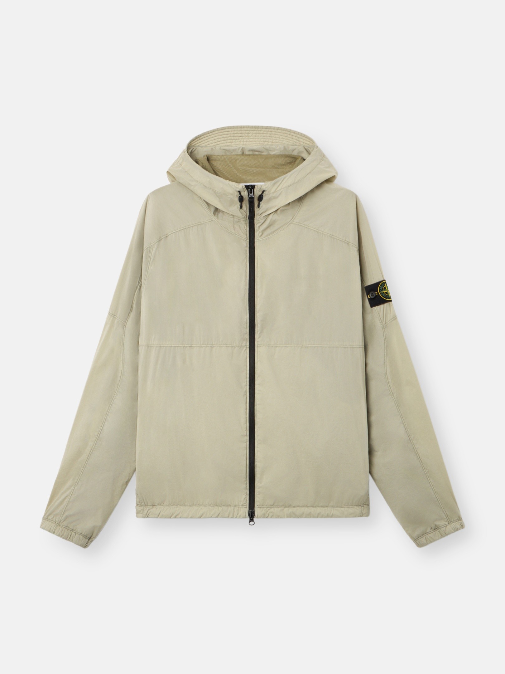 Sand Hooded jacket with anti-drop finish Q100020 ULTRALIGHT NYLON