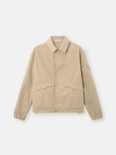 Beige Coach jacket with anti-drop finish Q100028 DAVID LIGHT-TC_S
