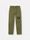 3100001 STRETCH ORGANIC COTTON CANVAS 'OLD' EFFECT Military Green Stone Island