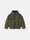4100011 HAND AGED PLATED REFLECTIVE Military Green Stone Island