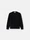 5100002 PLAIN WOOL CASHMERE Noir Stone Island