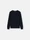 5100007 SEAMLESS RIBBING IN PURE RWS WOOL Bleu marine Stone Island