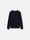 undefined 5100007 SEAMLESS RIBBING IN PURE RWS WOOL Navy Blue Stone Island