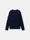5100010 RIBBING IN PURE RWS WOOL Bleu marine Stone Island