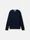 5100010 RIBBING IN PURE RWS WOOL Meeresblau Stone Island
