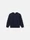 6100001 BRUSHED ORGANIC COTTON FLEECE Navy Blue Stone Island