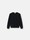 undefined 6100001 BRUSHED ORGANIC COTTON FLEECE Black Stone Island