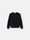6100001 BRUSHED ORGANIC COTTON FLEECE Negro Stone Island