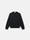 undefined 6100007 BRUSHED ORGANIC COTTON FLEECE Schwarz Stone Island