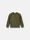 6100007 BRUSHED ORGANIC COTTON FLEECE Military Green Stone Island